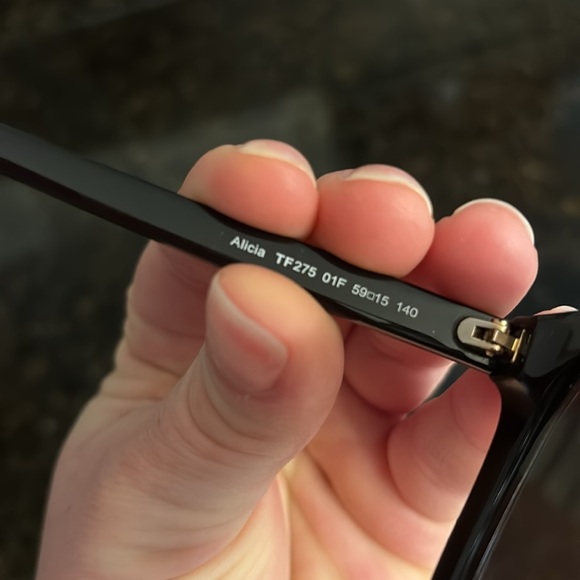 Tom Ford Alicia Black Butterfly Sunglasses - Picture 6 of 7